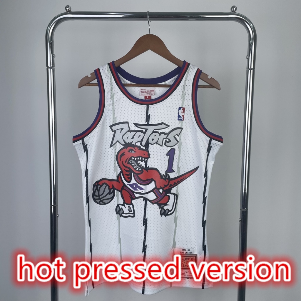 Camisa nba Versão Prensada A Quente Toronto Raptors # 1 De Basquetebol McGrady