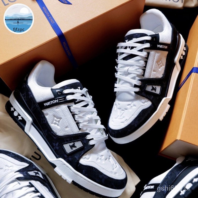 Louis Vuitton Trainer tênis para LV homens casuais sports outdoor fashion skate 6ALN