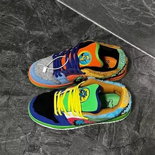 Urso Colorido Leve E Confortável Sapatos Esportivos De Ponta Baixa