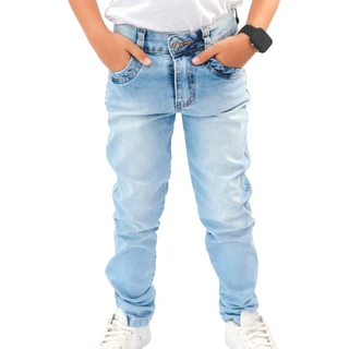 Calça Jeans Infantil Masculina Para Menino Kids