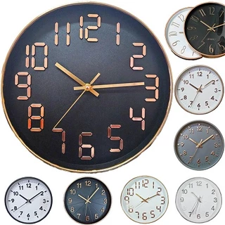 Relógio de Parede Cozinha Quarto Sala Decorativo Moderno Silencioso Elegante Jantar Estar