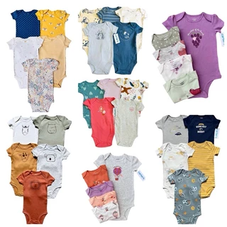 Kit Body Carters Manga Curta Bebê Original