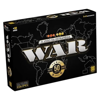 Jogo War 50 Anos Tabuleiro - Grow