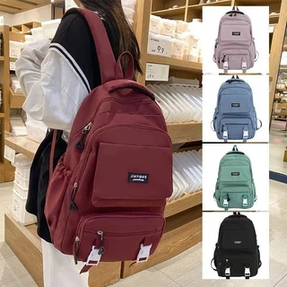Mochila Escolar De Grande Capacidade Para Estudante Feminina Nylon Impermeavel SU