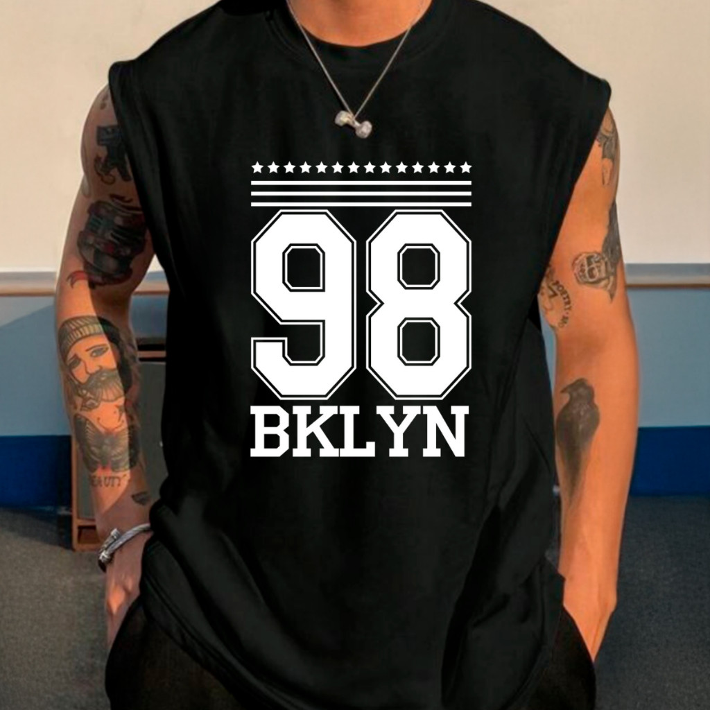 Regata Machão Plus Size Brooklyn Style Estilo Moda Verão Academia Treino Larga