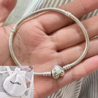 HY berloque 925 Bracelete De Amor Básico Com Revestimento De Prata