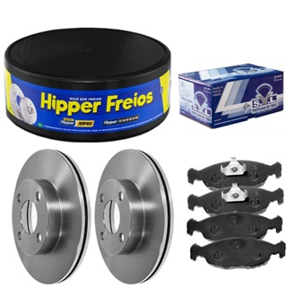 Kit Pastilha Disco Freio Prisma 2010 A 2012 Dianteiro Teves
