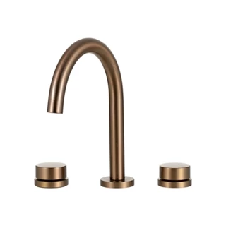 Torneira Para Banheiro Misturador Duplo Comando Choró Pingoo - Dourado Rose em Oferta na Shopee