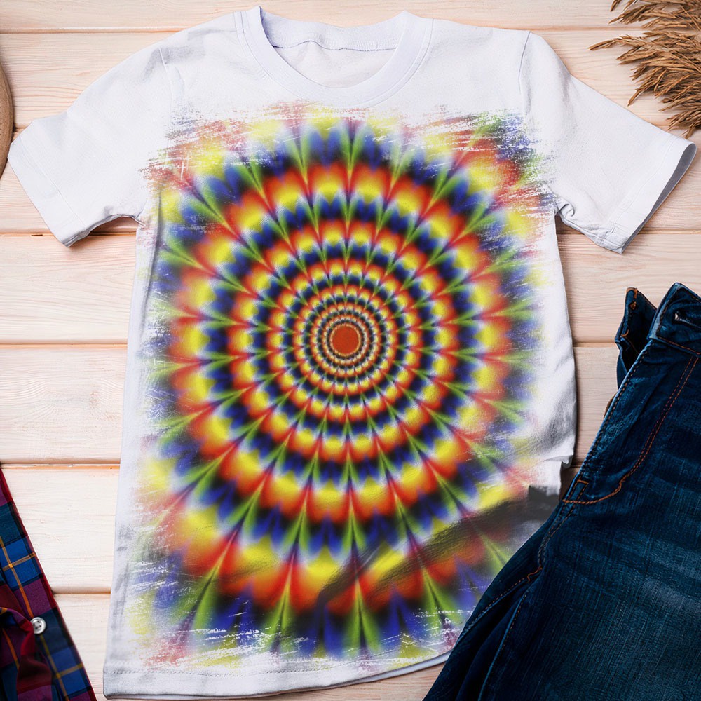 Camiseta Tie Dye Hippie Arte Style 4318 - Dicelli