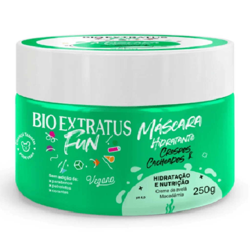 Máscara Capilar Bio Extratus Fun Hidratação E Nutrição 250g | Shopee Brasil