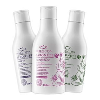 Kit 3 Sabonetes Líquidos Íntimos Pro-Derma Controle de Odor