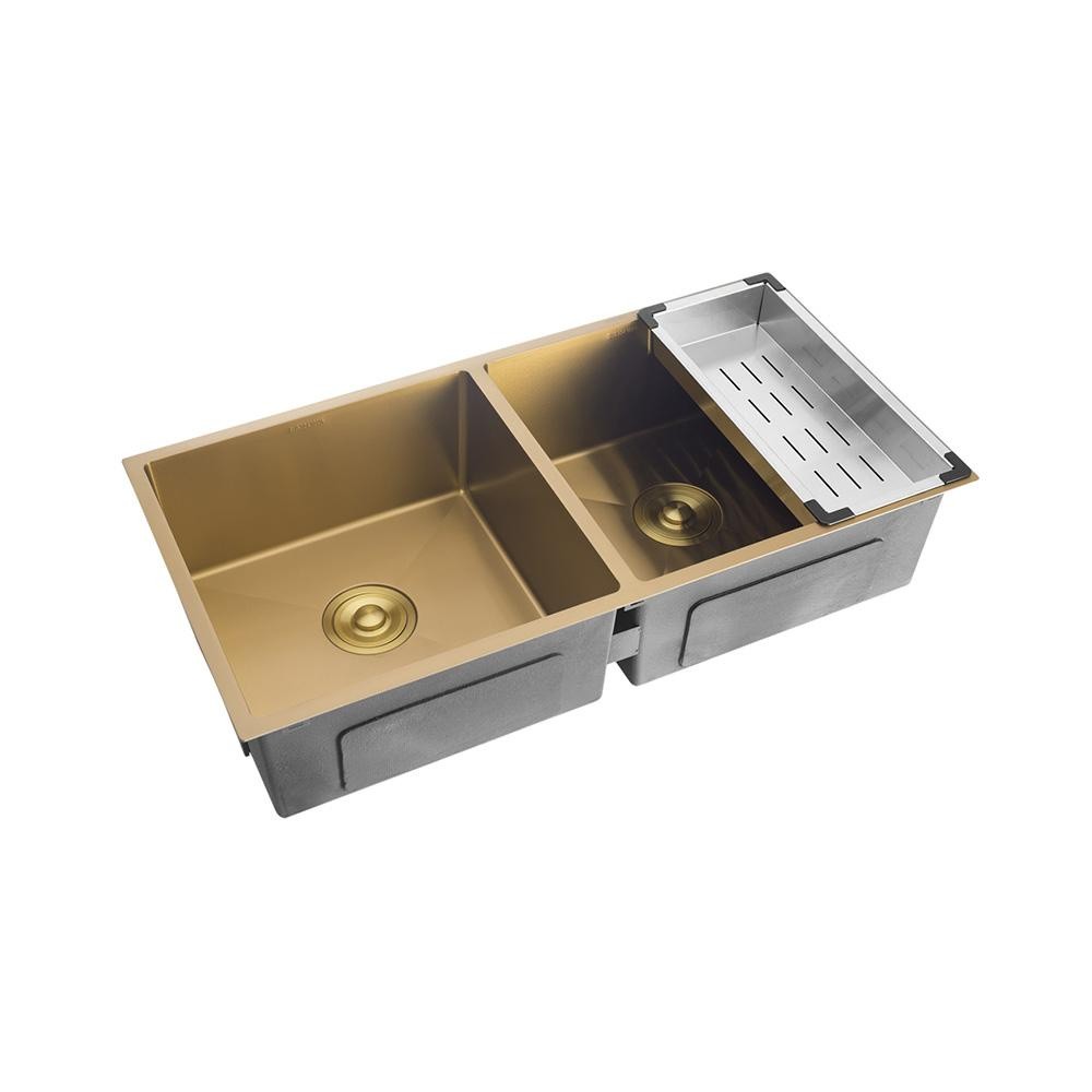 Cuba Dupla Para Cozinha Gourmet Inox Tukano Pingoo - Dourado