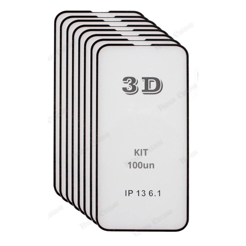 kit 10 película de vidro 3d atacado para iPhone X XR 11 12 13 14 cobre a tela toda