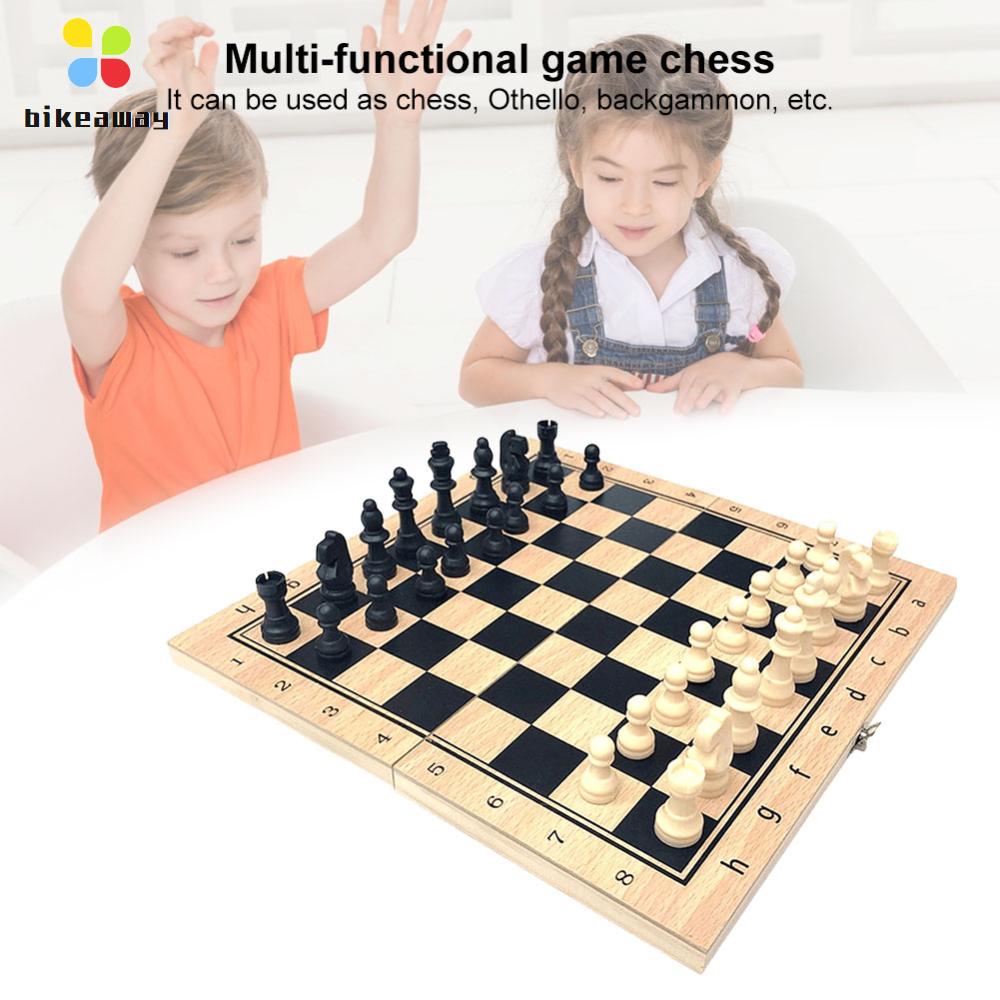 3 maneiras de jogar damas de xadrez multifuncional gamão cinco