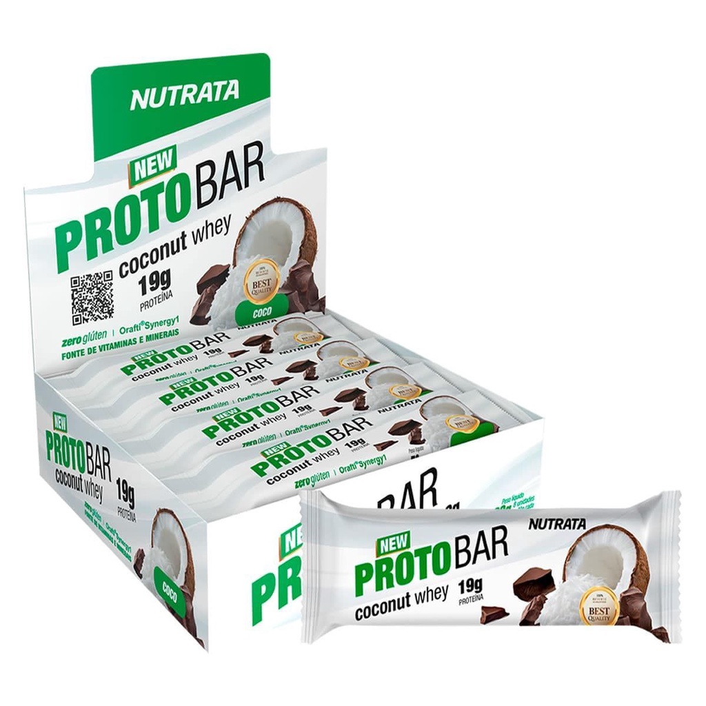 Protobar Coconut Whey Display 8unid x 70g Nutrata