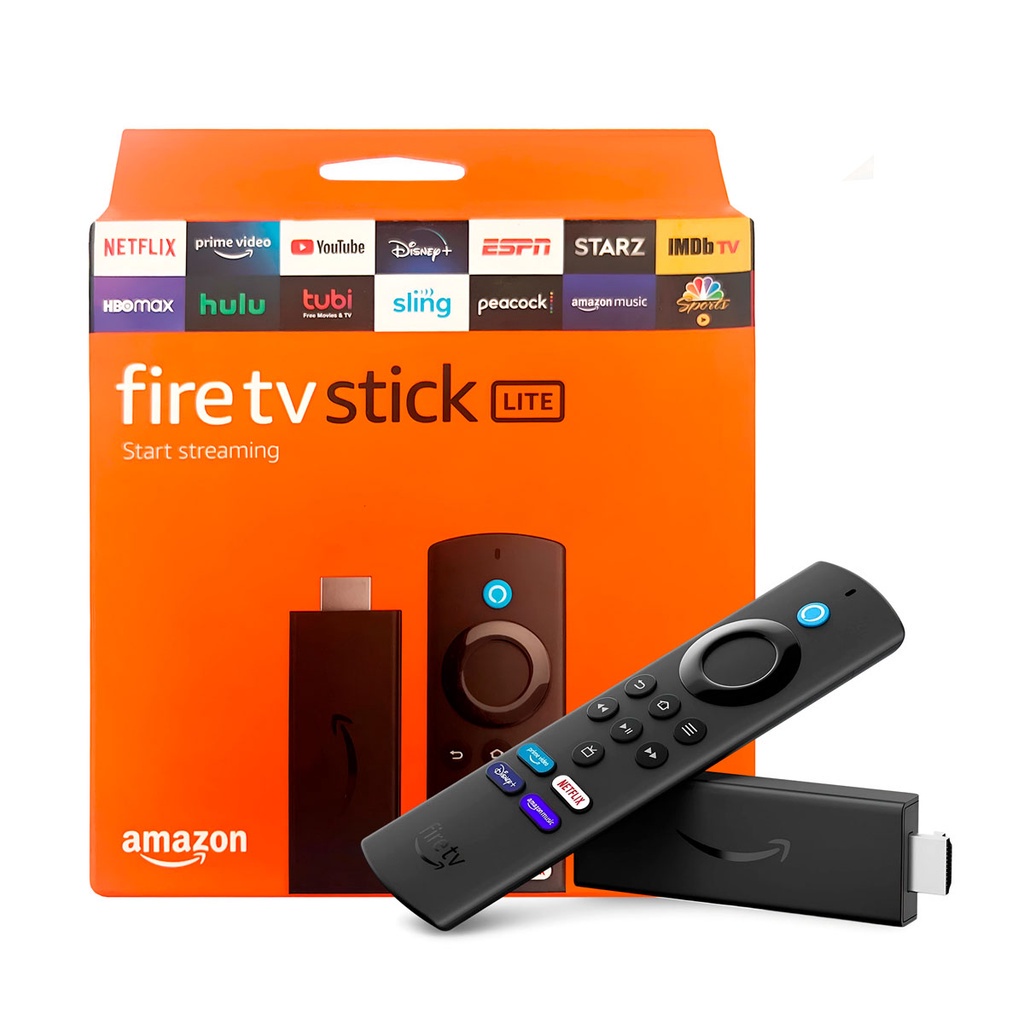 Fire TV Stick Lite (2ª Geração) Full HD, com Controle Remoto por Voz com  Alexa, Preto - B091G767YB -  - Controle Remoto para Tv - Magazine  Luiza