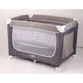 Berço Cercado Portátil Confort Cinza Baby Style