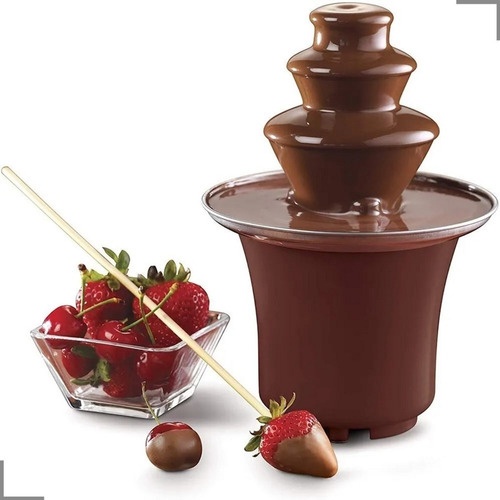 Cascata Panela Fondue 110v Eletrica Fonte De Chocolate