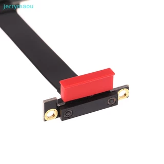 [JER] Cabo Riser PCIE X1 Duplo De Extensão De 90 Graus Em Ângulo Reto PCI Express 1x Extensor De Fita De Placa 【 HBC 】