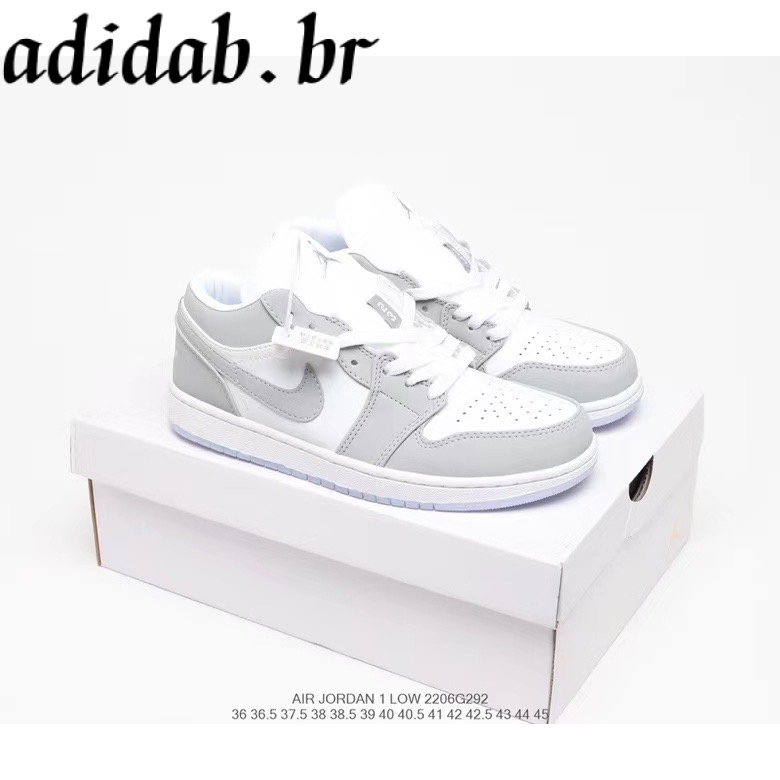 2024 JD 1 Calçado de basquete de baixa ajuda cinza e simples simples antiderrapante