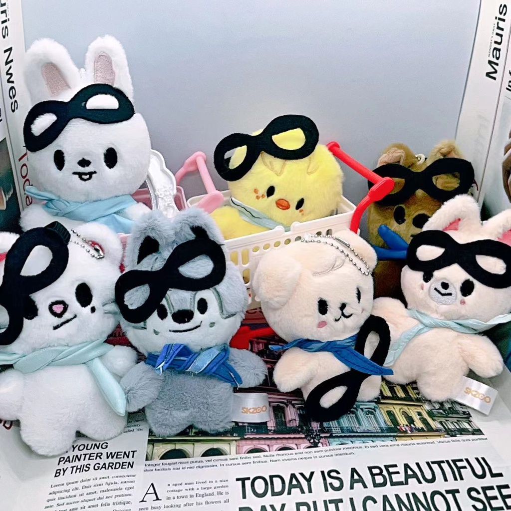 Kpop Idol Stray Kids Pilot Doll FM Anel Chave De Pelúcia SKZ Felix