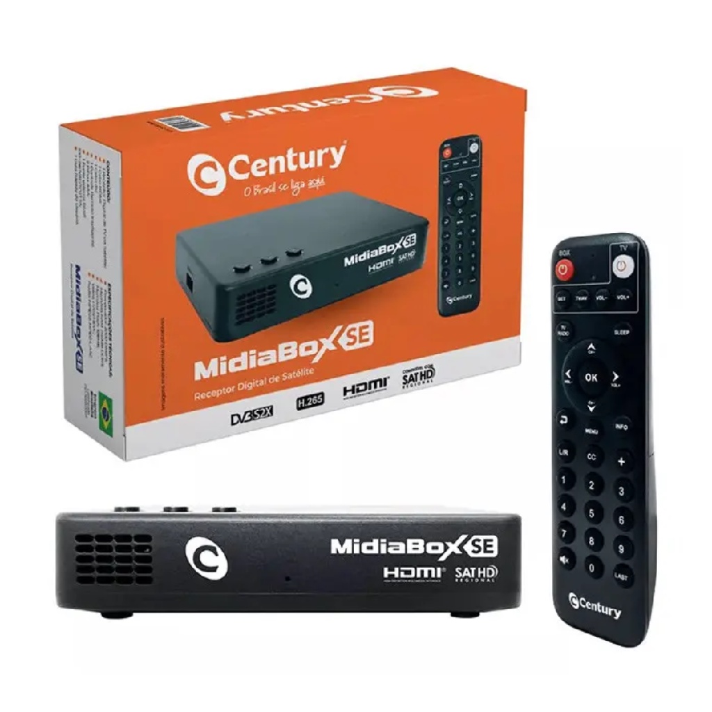 Receptor Digital MidiaBox SE Century | Shopee Brasil