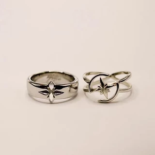 K-Pop Idol Stray Kids Ring SKZ Compass Logotipo Acessórios De Moda Anéis Stay Gift