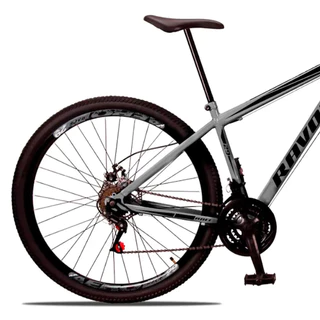 Bicicleta Aro 29 Ravok 21 Velocidades Aço Carbono Freios a Disco Passeio MTB Urbana