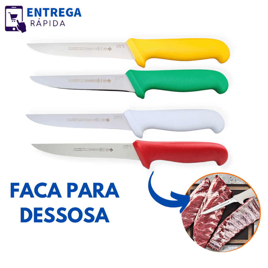 Faca para Desossar Profissional de 6