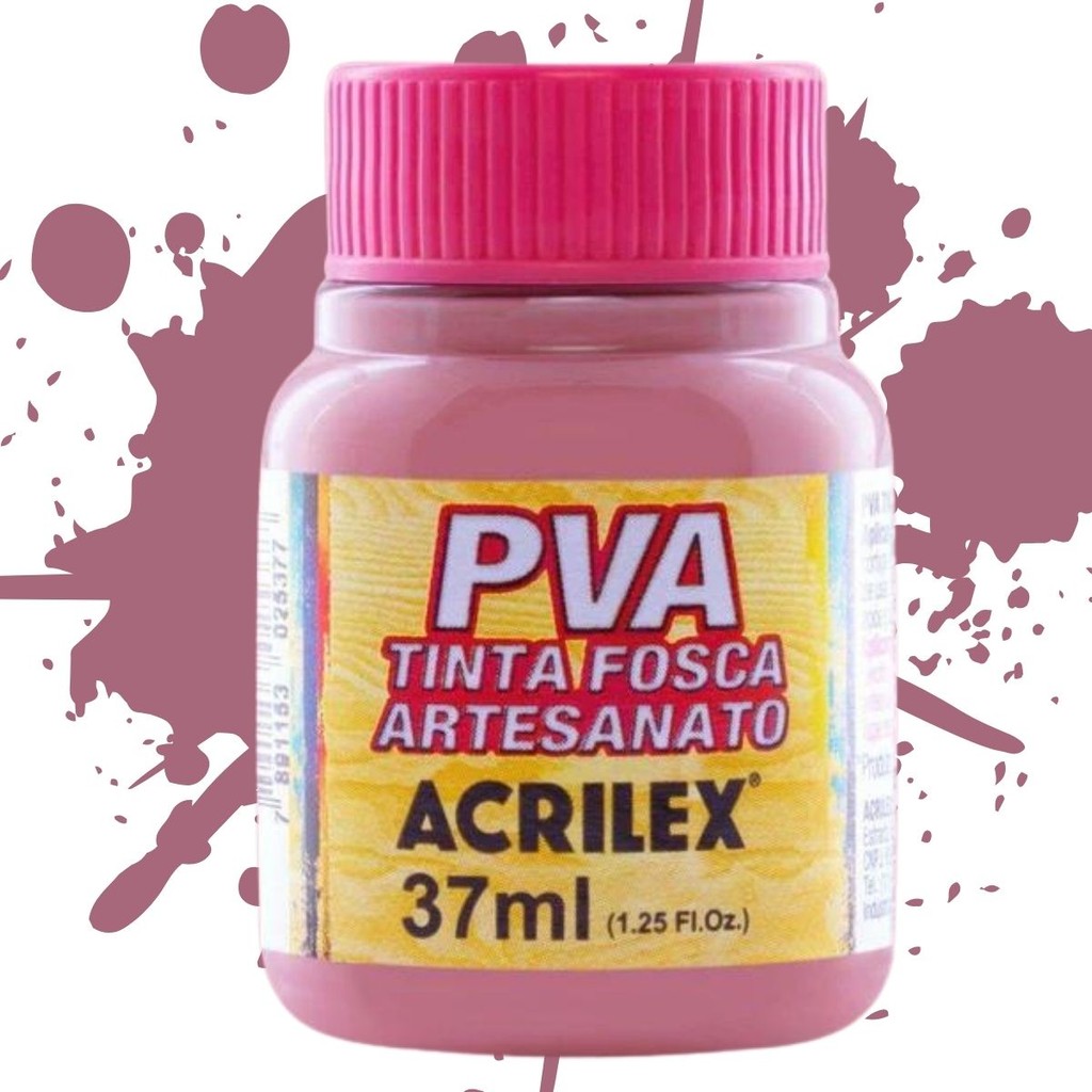 Tinta PVA 37ml 828 - Rosa Antigo | Shopee Brasil