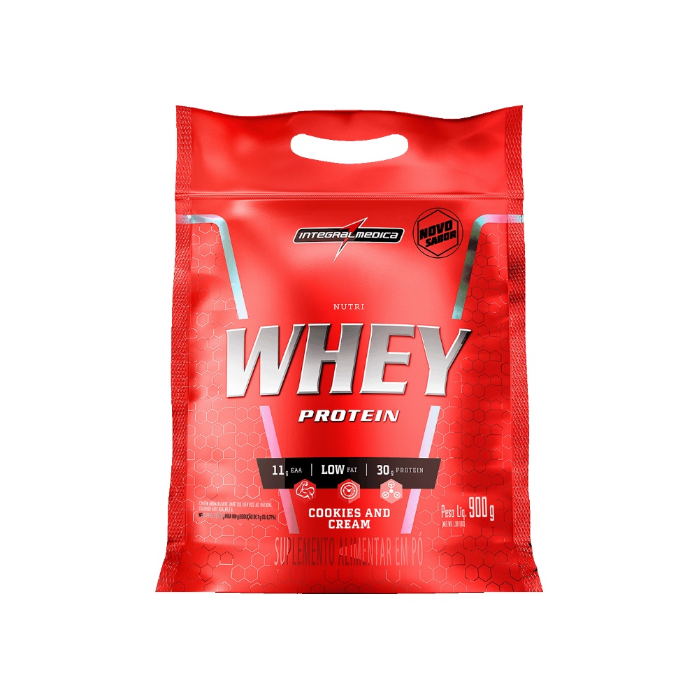 Nutri Whey Protein (900g) Cookies & Cream Integralmedica