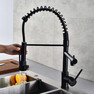 Torneira Cozinha Gourmet Monocomando 50 Cm Spray Extensor :) Preto