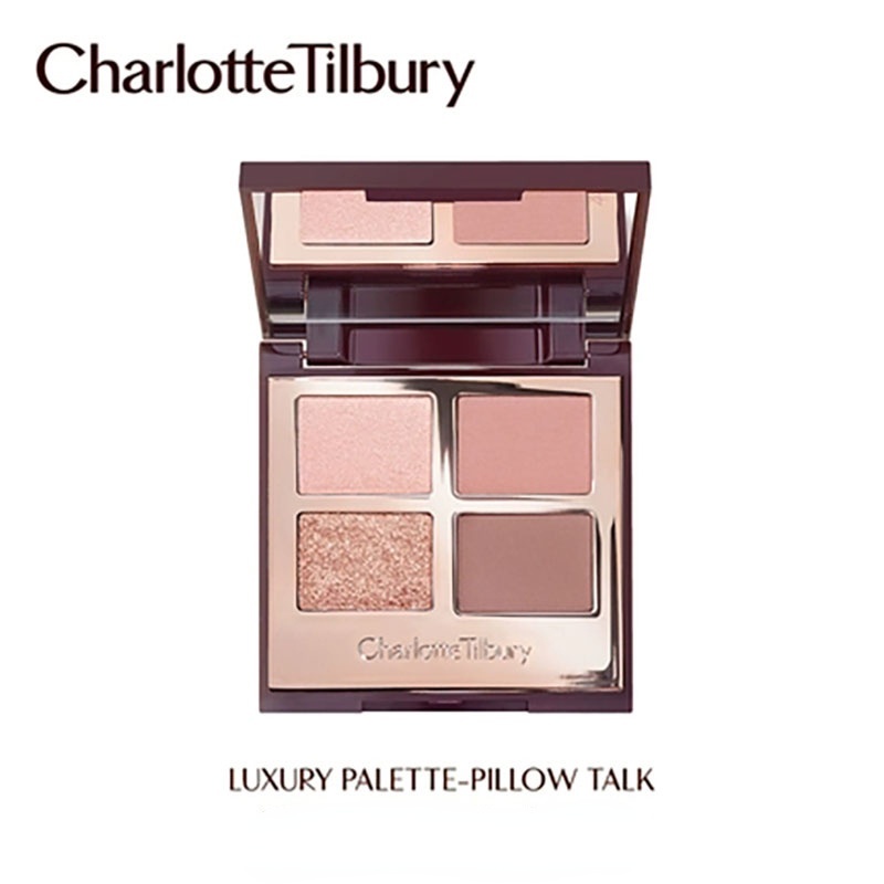CHARLOTTE TILBURY CT Sombra De Quatro Cores Luxo Paleta Cor Brilhante Pérola Fosca Terra Maquiagem 2.8g em Oferta na Shopee