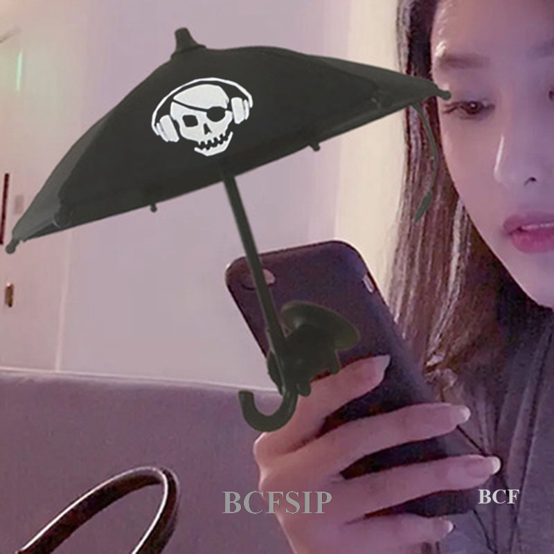 Suporte Para Mini Guarda-Chuva Universal BCF Com Copo De Sucção Telefone Celular Parasol Exterior Escudo Solar