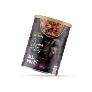 Ração úmida Papapets para Cães Filhotes Lata 300g