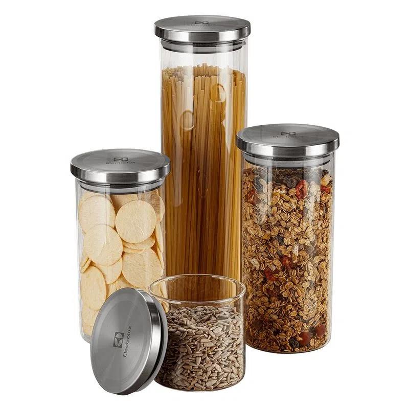 Kit Potes de Vidro Hermeticos Electrolux - 4 Unidades