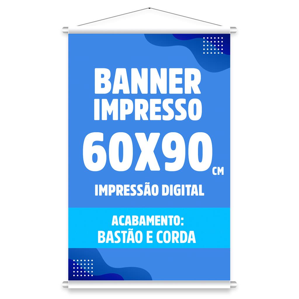 Banner Faixa Em Lona Personalizado 60x90cm Arte Gratis