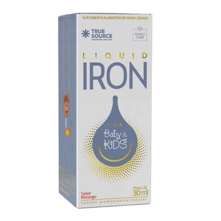 Multivitamínico Infantil Iron Líquido Ferro 30ml True Source