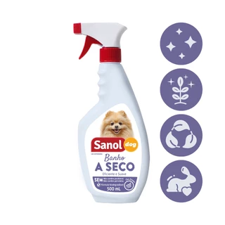 Banho A Seco Sanol Dog 500ml