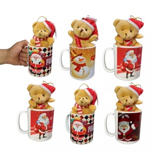 kit c6 Canecas 6 Enfeite Árvore de Natal Lembrança Natalino