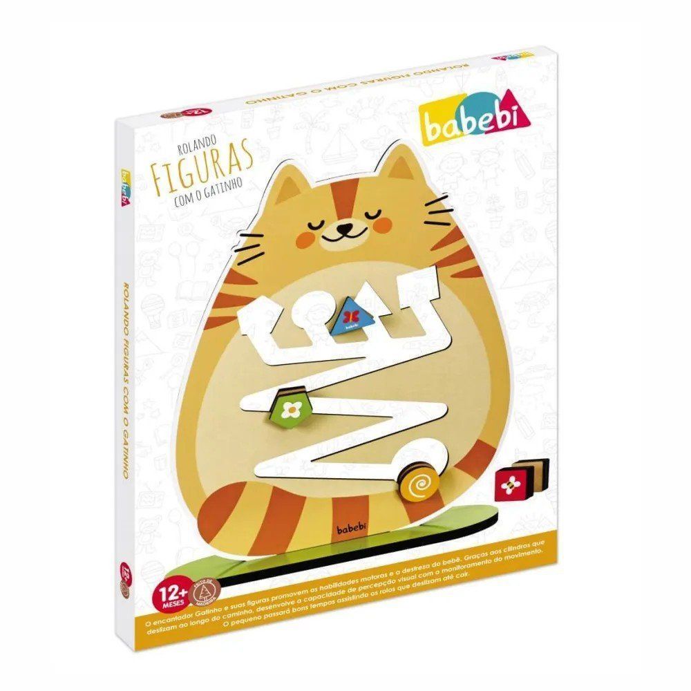 JOGO ROLANDO FIGURAS COM O GATINHO R.6040 BABEBI