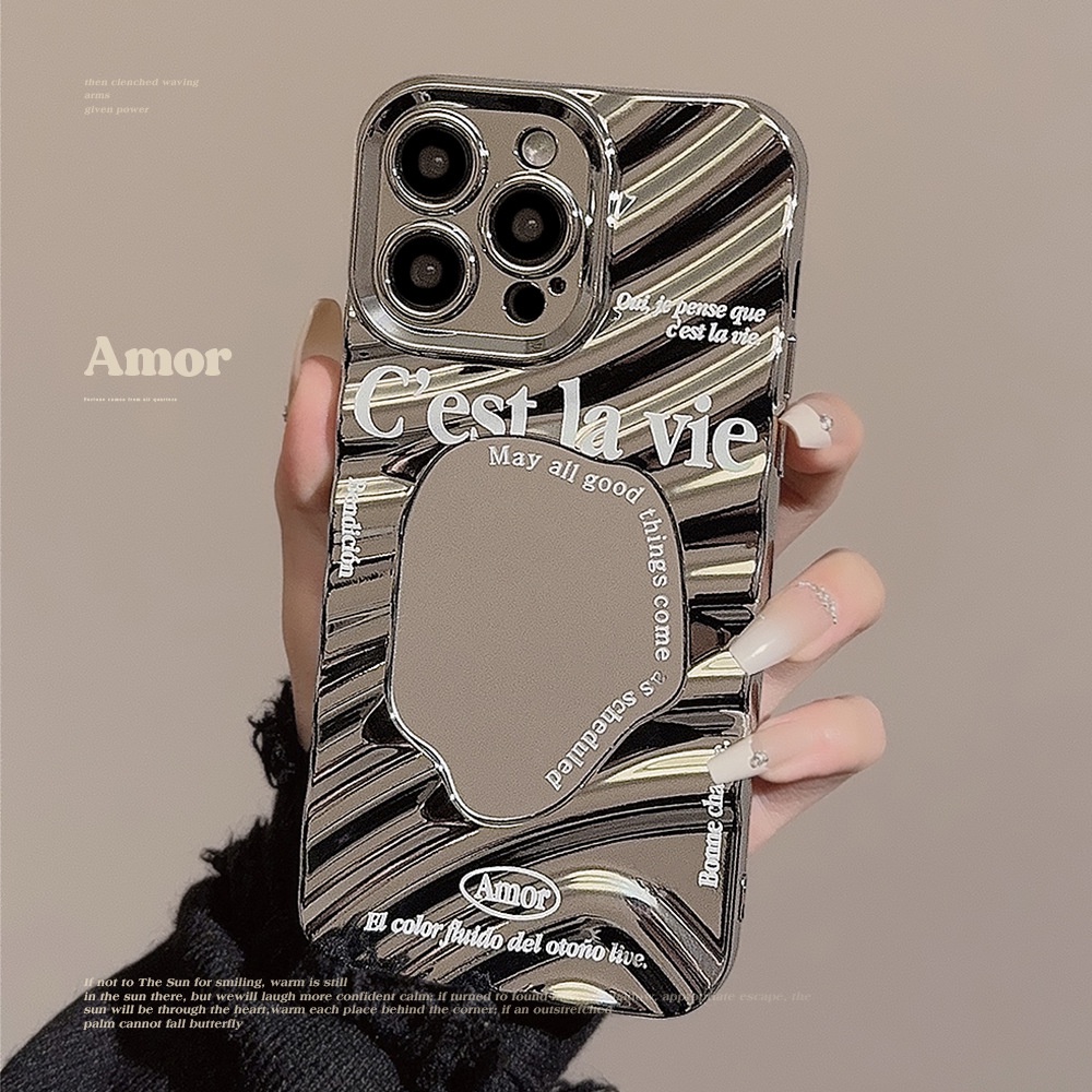 HAOYE Cover per Xiaomi 13 Lite 5G, Design Galvanico Elegante Silicone