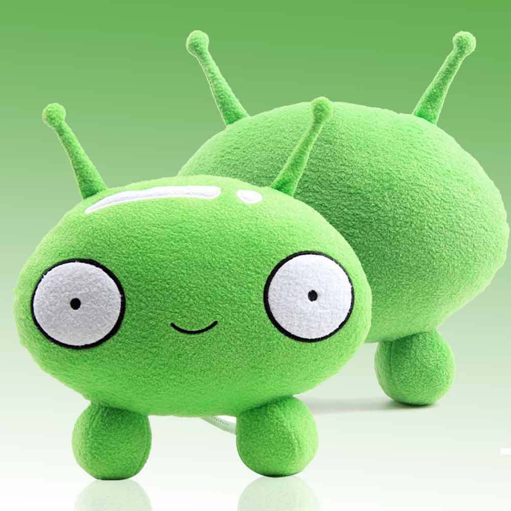 25cm Final Space Mooncake Plush Figure Toy Soft Stuffed Doll for Kids Gift