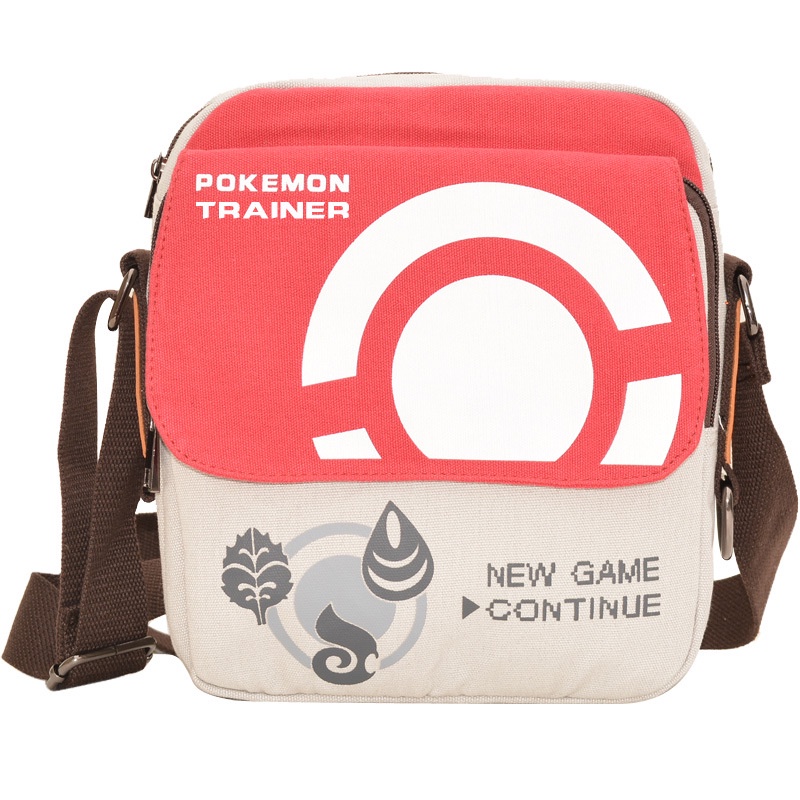2024 Pokémon Pokémon Saco de Ombro pokemon pokemon Série pokemon Messenger Bag Saco Pequeno Estudante