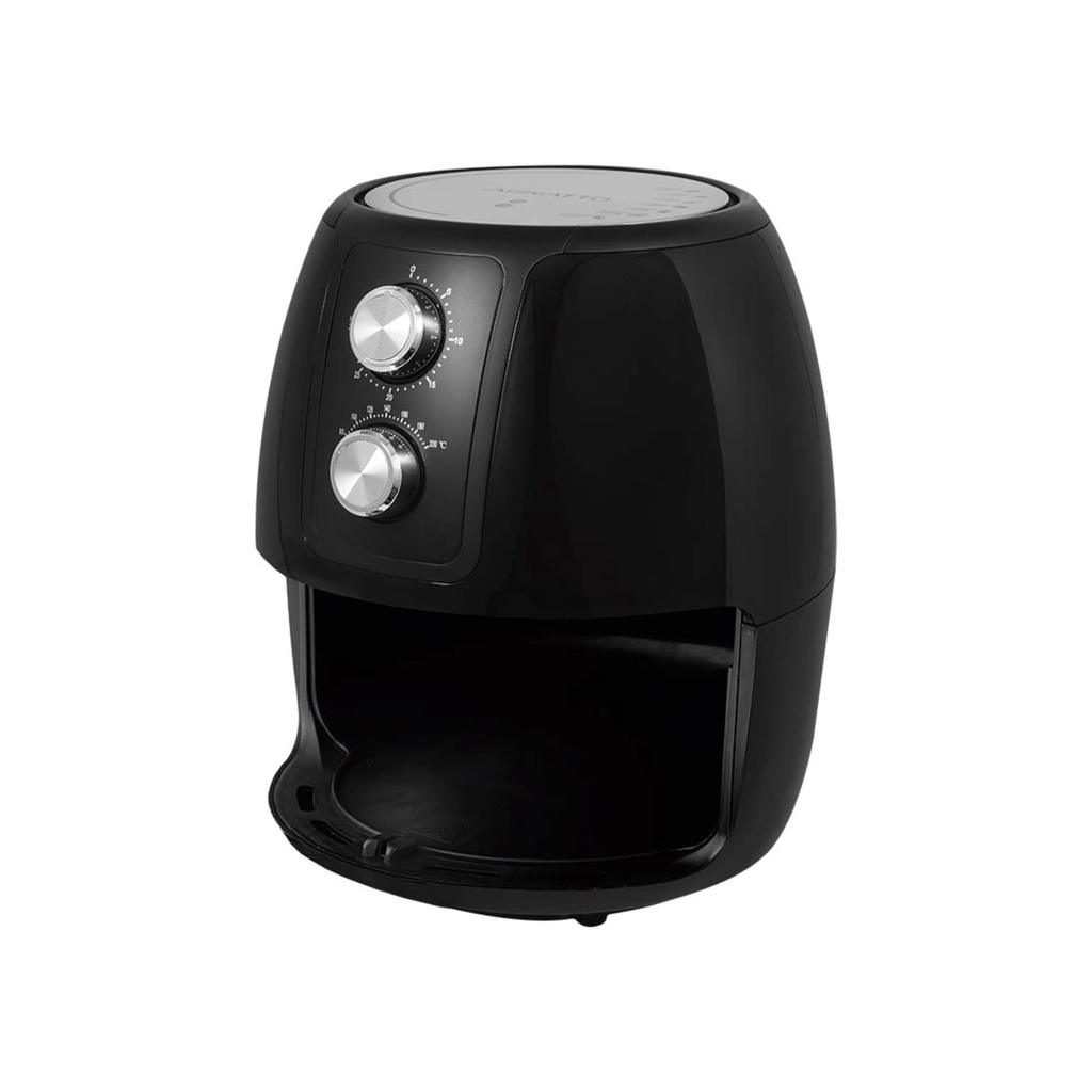 Fritadeira Elétrica Air Fryer Analógica Supremma 3,6L 1500W 220V FES-02 Agratto Preta – 9576