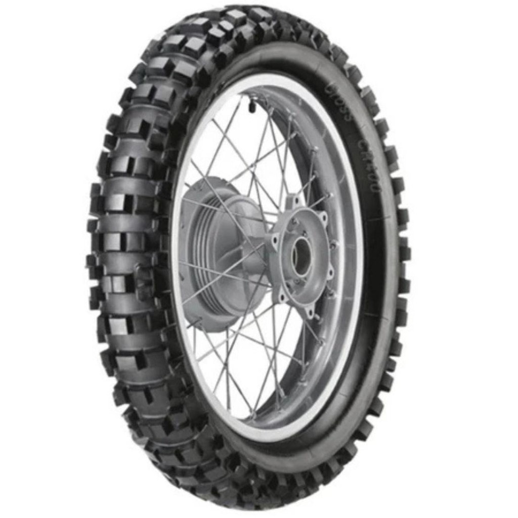 Pneu de Moto Aro 18 110/100-18 Vipal CR400 64M TT- Traseiro | Shopee Brasil
