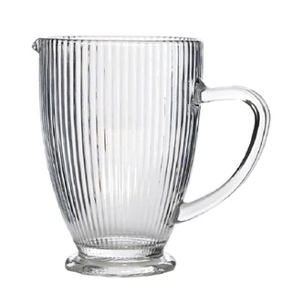 Jarra de Vidro Aprisma 1 Litro Canelada para Suco ou Água em Oferta na Shopee