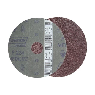 Disco Lixa Grao 36 4.1/2” F224 115X22mm Norton em Oferta na Shopee