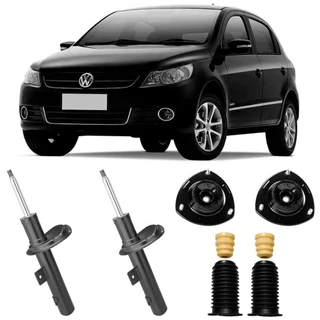 2 Amortecedor Gol G5 2008 A 2017 Dianteiro Nakata E Kit