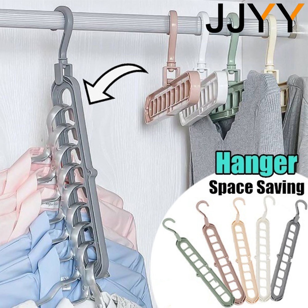 XZYJ buracos Space Saving Hanger 360 Rotating Magic Hanger Multi-função ...